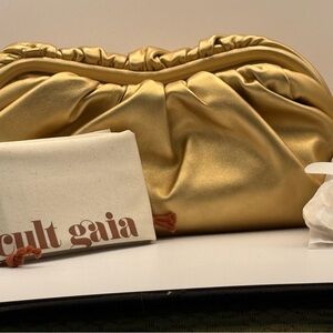 NEW cult gaia Dulce Gold Shoulder Bag